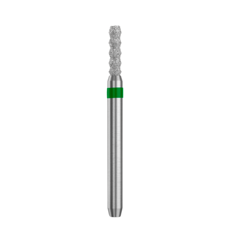 FG Diamond Burs 653.018C Coarse Cylindrical Rounded with Triangular Rings STERILE 10.155.4217C-Denfinity