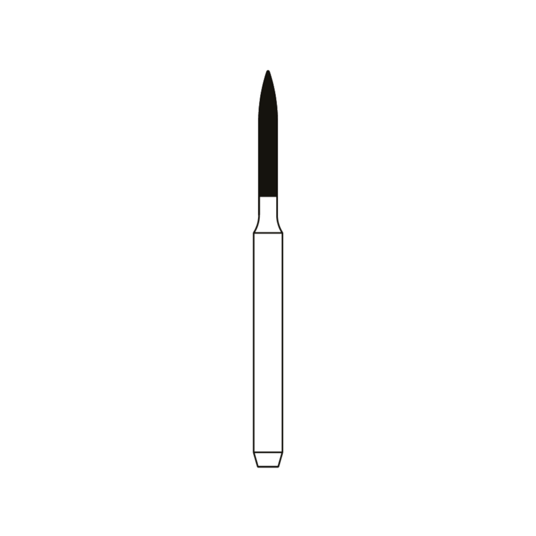 FG Diamond Burs 861.012C Coarse Long Ogive Cylinder 10.154.4108C Denfinity